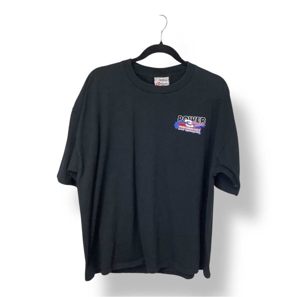 Competitors View Mens NASCAR Dale Earnhardt Graphic Tee VTG 2000s Y2K Black XL